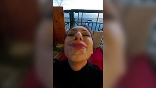 1st spunk flow compilation - cums like a bull (dialogues in italian)