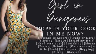 ASMR - Oops did grinding on your dick get it hard? U should screw me - Audio Porn - Grinding