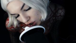 ASMR LICKING - INTENSIVE THROAT SOUNDS, EATING EARS, MASSAGE, TRIGGERS