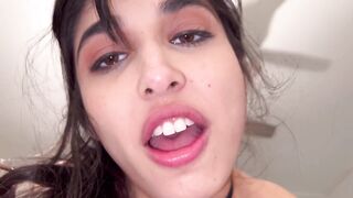 Hawt Maid Reina Rae Eats Daddy’s Butt & Cums On His Jock