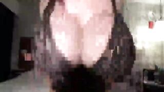 Biggest fake breasted granny