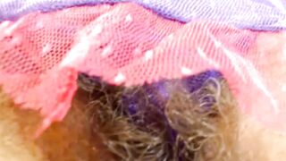 Older Mommy Shows Off Her Curly Pussy