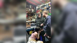 two lads 1 gal, garage porn