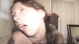 Miscarraige Momma Glasses Floozy Saggy Titty Doxy Sucks Cock Coarse Teach Wreck Life Floozy!