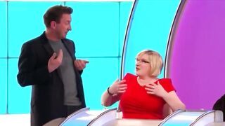 Hot Comedian Sarah Millican Drops Her Large Melons On Guy’s Head