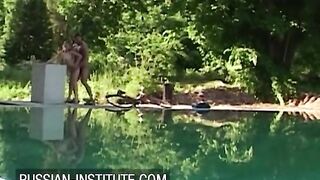 Large tit college gal outdoor sex in the campus