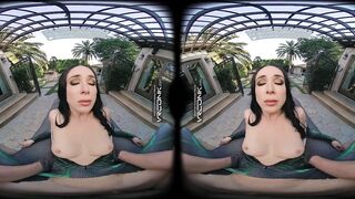 VR Conk brunette hair banging cosplay Hela parody POV in VR Porn