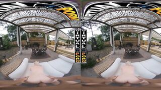 VIRTUAL PORN - Britt Blair Gets Juicy By The Pool & Desperately Needs A Ramrod To Satisfy Her Needs