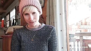 Ersties - Veronica B. squirtet im Schnee