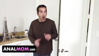 AnalMom - Marvelous Domme Mckenzie Lee Lets Her Spouse Screw Her Constricted Anus For A Maid