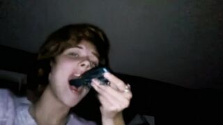 eighteen year old brush masturbation - speech impediment