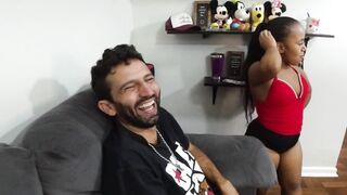 The little uncle was dying to screw the large-tailed dwarf