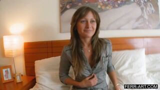 Hawt cougar enjoys large penis screwing her butt