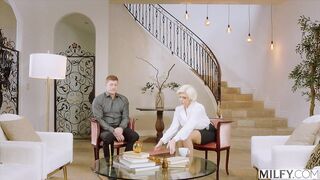 VIXENPLUS Excited boss bangs assistant