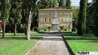 TUSHY Angelic Golden-haired Jaylah Gets DPed By 2 Mad Suitors