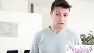 Stepmom in Ripped Tights Gets Screwed Hard By Stepson and Gets Filled With His Seed S5:E1