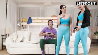 Breasty Playgirl Lady Gang Takes It Unfathomable In Her Constricted Rectal hole - LETSDOEIT