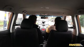 Fake Driving School - big beautiful woman with a biggest chubby butt banging after this babe smashes the car