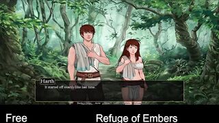 Refuge of Embers (Free Steam Game) Visual Novel, Interactive Fiction