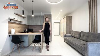 "I'll Aid U Relax" - Very Hot Stepmom In Constricted Ebony Dress On Heels Gets Banged Stepson