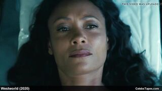 Thandie Newton naked frontal scenes from Westworld
