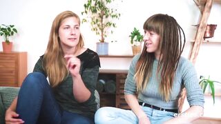 Ersties - The 2 Saarlanders Kate and Nicky F. lick every other's