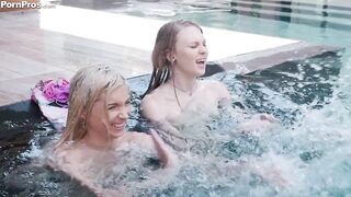 BFF SLEEPOVER! Teen Doxies Sneak Over Dicks To Share