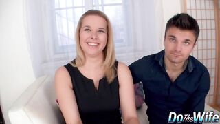 Cuckolding Golden-haired Nikky Fantasy Screws a Dude