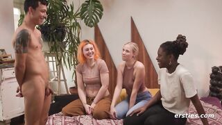 Ersties - 3 Hawt Ladies Have a fun a ToyBoy Dream