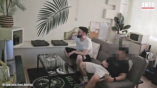 My Str8 ally "Chris" (who has caught me jerking previous to), asks me about final time and surprises