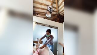 Massive Ejaculation at Waxing