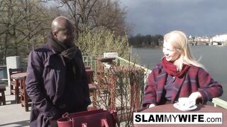 Golden-haired Sweetheart Likes Taking BBC For Her Cuckold