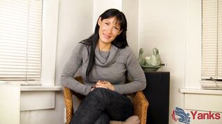 Fit Shy Angela James Humps the Couter to Multiple Orgasms