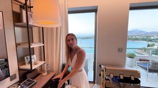 Cheating on Girlfriend with Hawt Golden-haired mother I'd like to fuck