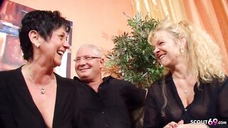 Real German Older Swinger Party with 4 Pair Change Wife