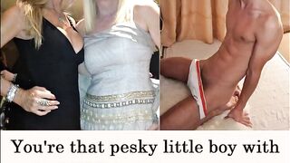 Slideshow - CFNM Cougar Cockteasing (for a softcore workout)