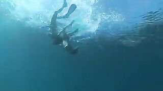 Sabine Mallory Underwater Banging