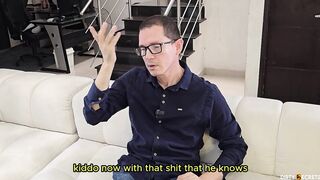 I MAKE AN AGREEMENT WITH MY STEPSON TO SCREW MY WIFE SO THAT GUY WON'T RAT ME OUT TO MY SHEMALE GIRLFRIEND