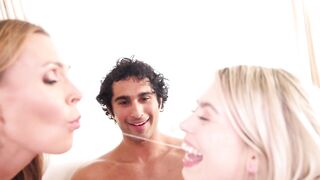 Stepmom Teaches Lustful Stepdaughter How To Properly Worship A Dong