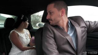 Bride leaves groom planted and bangs ex boyfriend