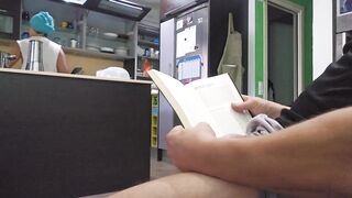 I show my large erection to my stepmother, this babe couldn't resist the temptation...