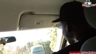 Ebony chap screws a golden-haired mother I'd like to fuck with large bazookas during the time that that babe wears nylon nylons