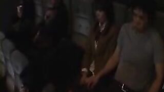 Mischievous in a clip theater