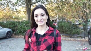 GERMAN SCOUT - TEEN VALENTINA TALK TO STREET CASTING BANG