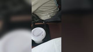Step mama pulled out blanket and tugjob step son in the car during the time that spouse put petrol