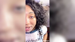 Milking stepdad large ebony weenie soccer cheerleader Black teen large booty