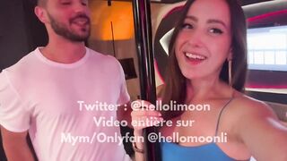 Hellolimoonoff baise hard dans un club libertin elle aime la bite et ça ce voit pipe baise levrette