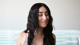 Ersties - Darksome Hair Angel is Fisted By Cute Redhead