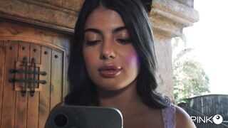 Elena Spano an Italian ramrod and an American in the double penetration