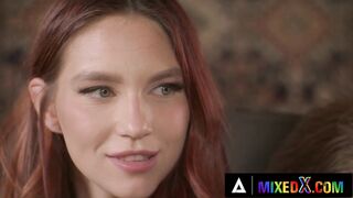 MIXEDX - Corporalist Amirah Adara In Belt-On Screws With 2 Hawt Resigned Lesbian babes